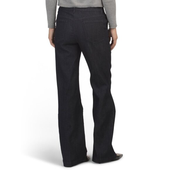 D. JEANS Rinse Career Relaxed Flare Jeans - Picture 2 of 2